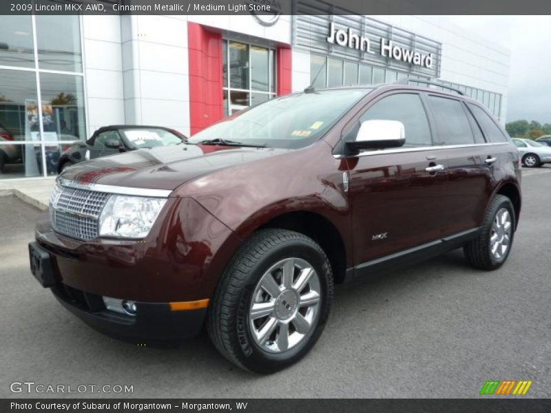 Cinnamon Metallic / Medium Light Stone 2009 Lincoln MKX AWD