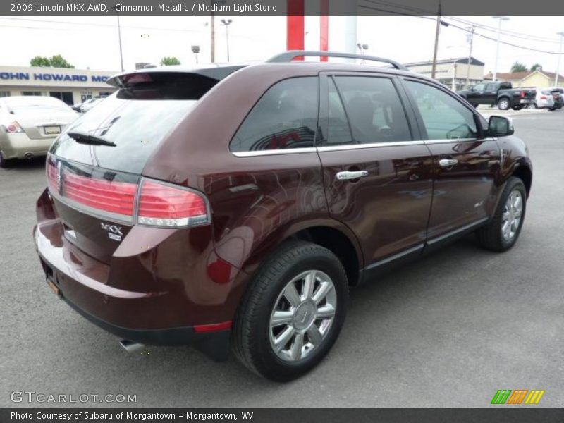Cinnamon Metallic / Medium Light Stone 2009 Lincoln MKX AWD