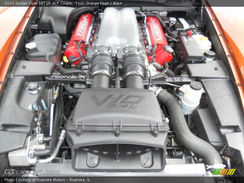 Toxic Orange Pearl / Black 2010 Dodge Viper SRT10 ACR Coupe