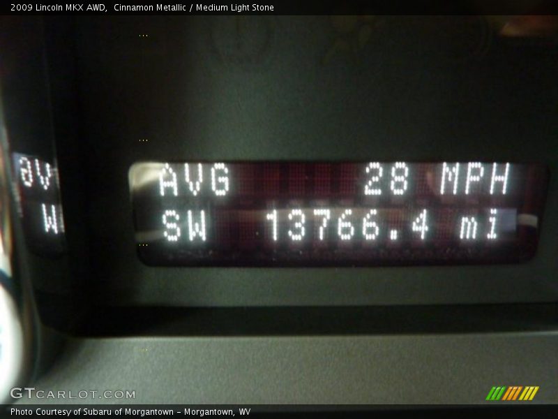 Cinnamon Metallic / Medium Light Stone 2009 Lincoln MKX AWD