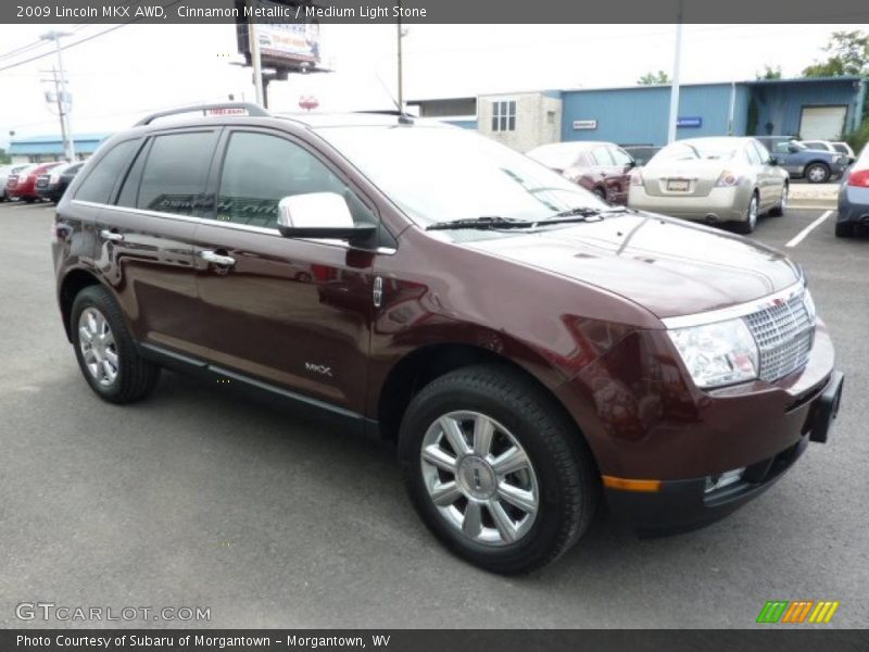 Cinnamon Metallic / Medium Light Stone 2009 Lincoln MKX AWD