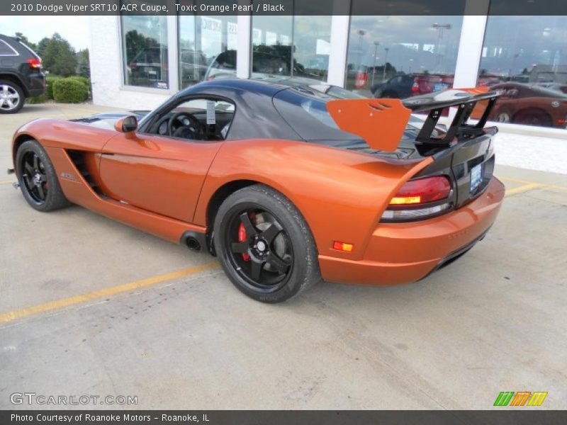 Toxic Orange Pearl / Black 2010 Dodge Viper SRT10 ACR Coupe