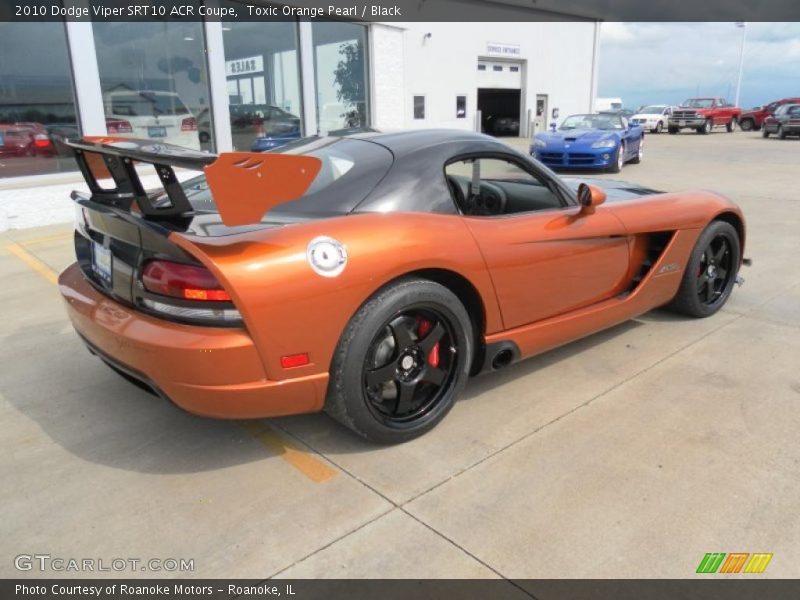 Toxic Orange Pearl / Black 2010 Dodge Viper SRT10 ACR Coupe