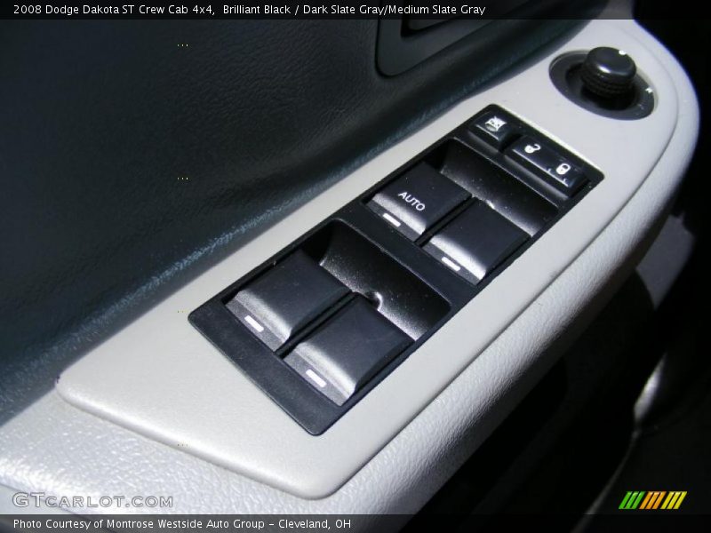 Brilliant Black / Dark Slate Gray/Medium Slate Gray 2008 Dodge Dakota ST Crew Cab 4x4