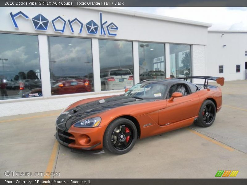 Toxic Orange Pearl / Black 2010 Dodge Viper SRT10 ACR Coupe