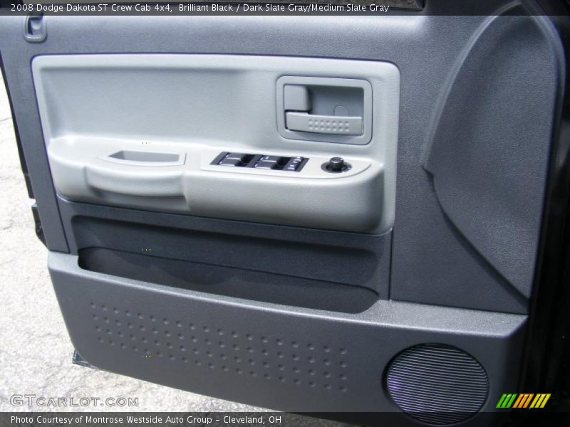 Brilliant Black / Dark Slate Gray/Medium Slate Gray 2008 Dodge Dakota ST Crew Cab 4x4