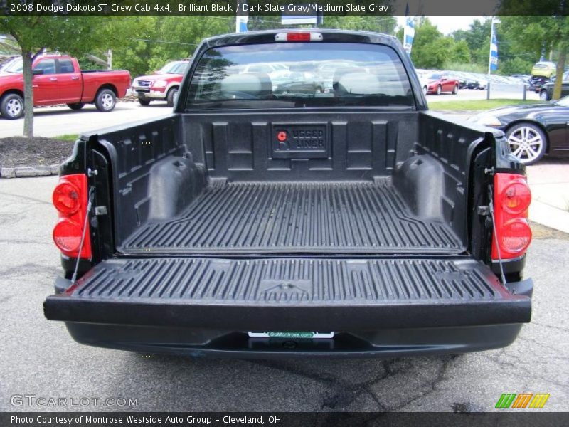 Brilliant Black / Dark Slate Gray/Medium Slate Gray 2008 Dodge Dakota ST Crew Cab 4x4