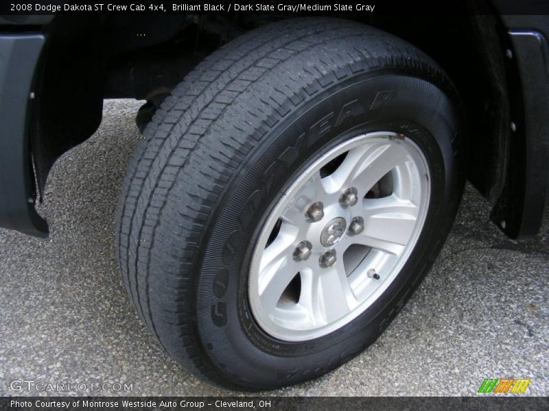 Brilliant Black / Dark Slate Gray/Medium Slate Gray 2008 Dodge Dakota ST Crew Cab 4x4