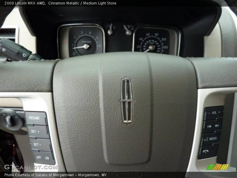 Cinnamon Metallic / Medium Light Stone 2009 Lincoln MKX AWD
