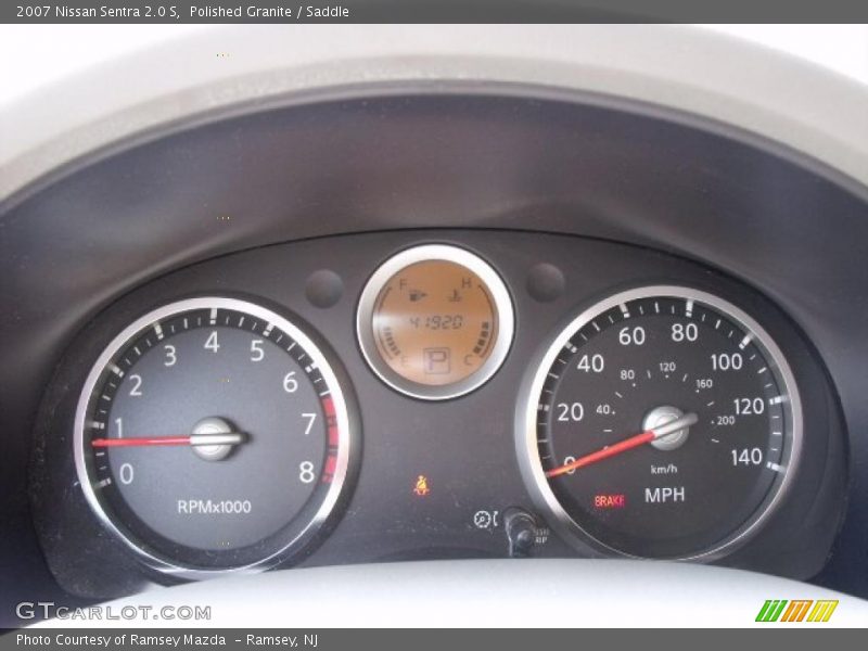 Polished Granite / Saddle 2007 Nissan Sentra 2.0 S