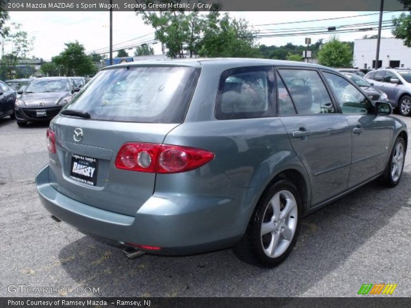 Sepang Green Metallic / Gray 2004 Mazda MAZDA6 s Sport Wagon