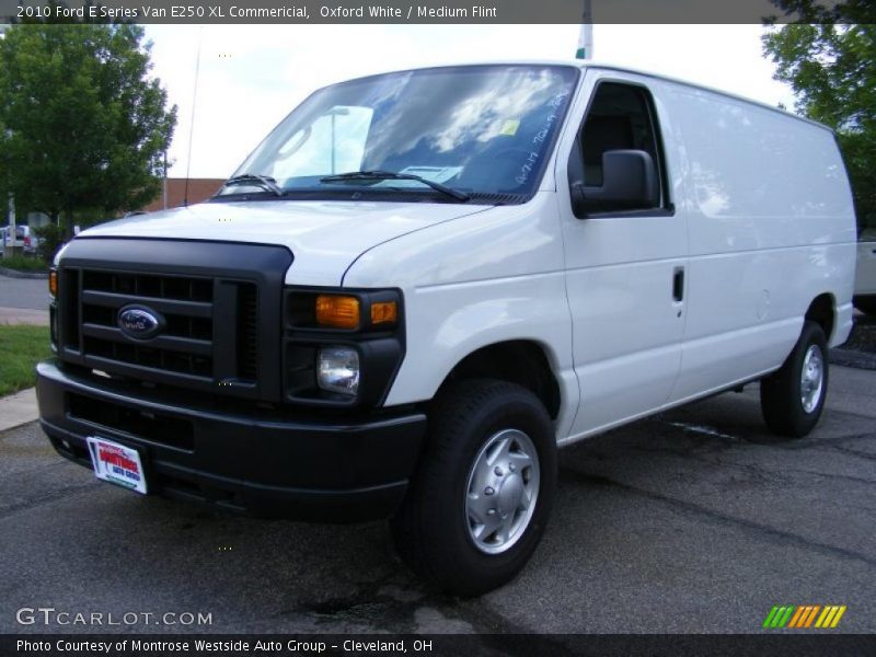 Oxford White / Medium Flint 2010 Ford E Series Van E250 XL Commericial