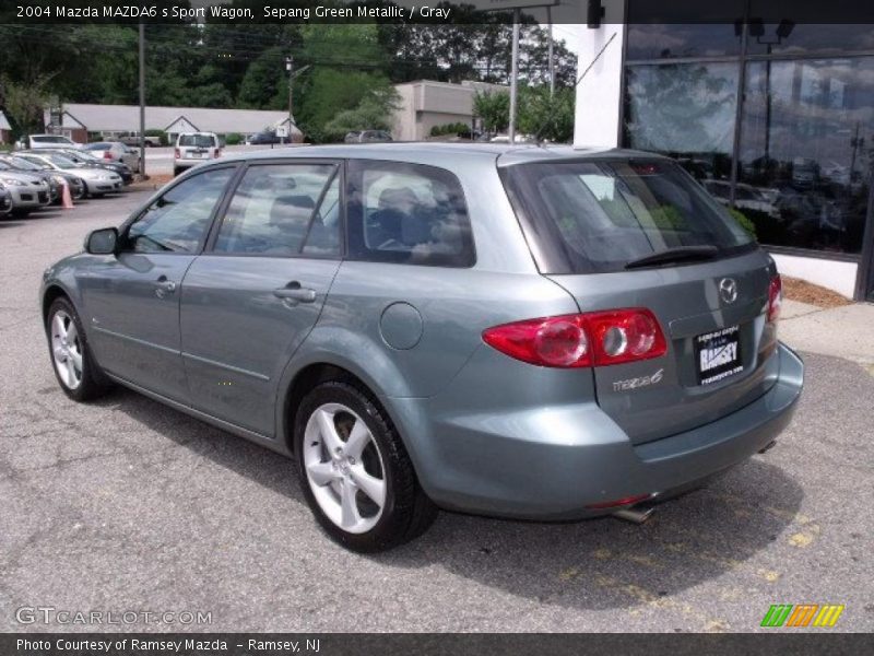 Sepang Green Metallic / Gray 2004 Mazda MAZDA6 s Sport Wagon