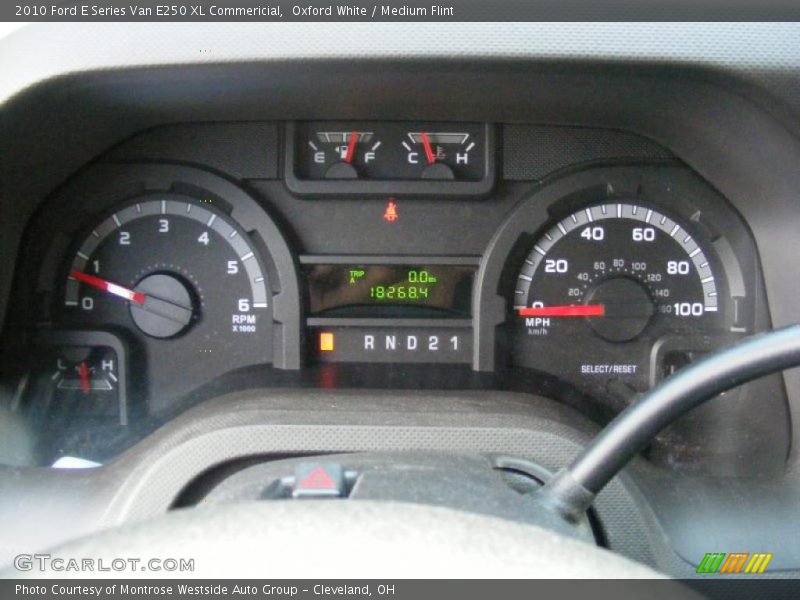 Oxford White / Medium Flint 2010 Ford E Series Van E250 XL Commericial