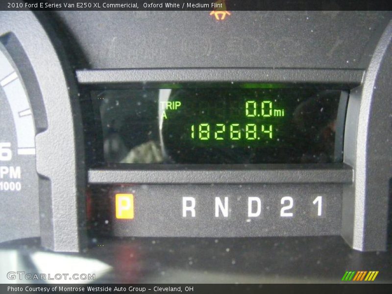Oxford White / Medium Flint 2010 Ford E Series Van E250 XL Commericial