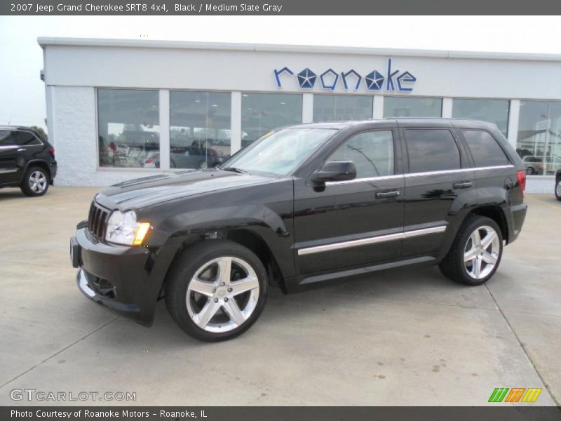 Black / Medium Slate Gray 2007 Jeep Grand Cherokee SRT8 4x4