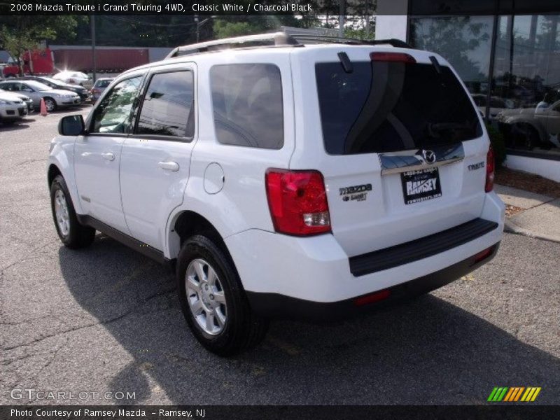 Classic White / Charcoal Black 2008 Mazda Tribute i Grand Touring 4WD