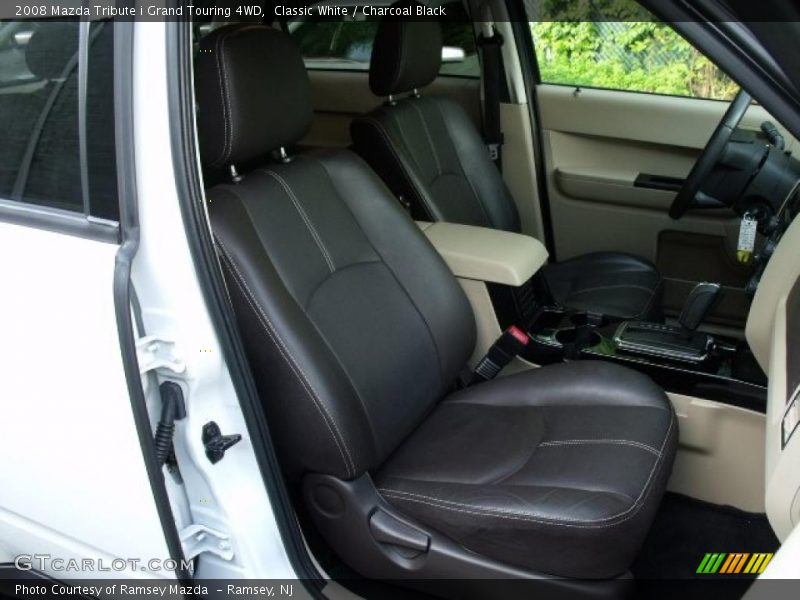 Classic White / Charcoal Black 2008 Mazda Tribute i Grand Touring 4WD