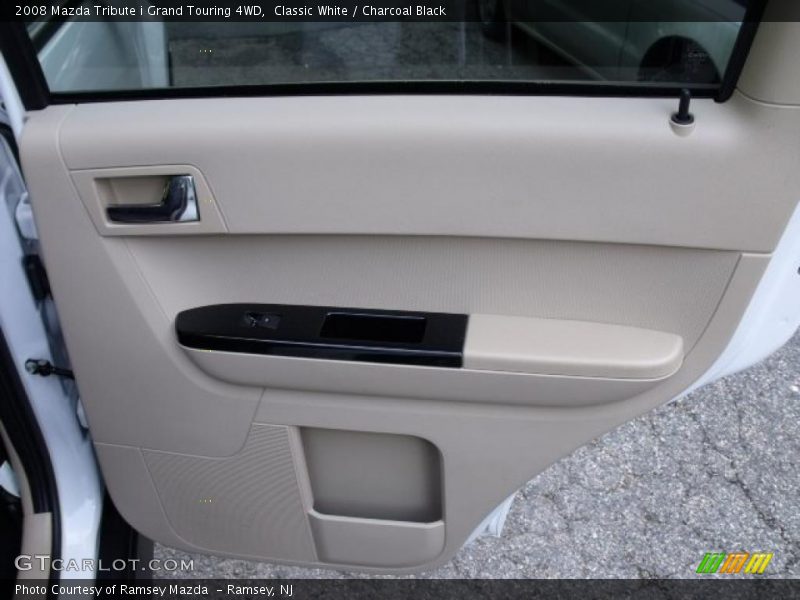 Classic White / Charcoal Black 2008 Mazda Tribute i Grand Touring 4WD