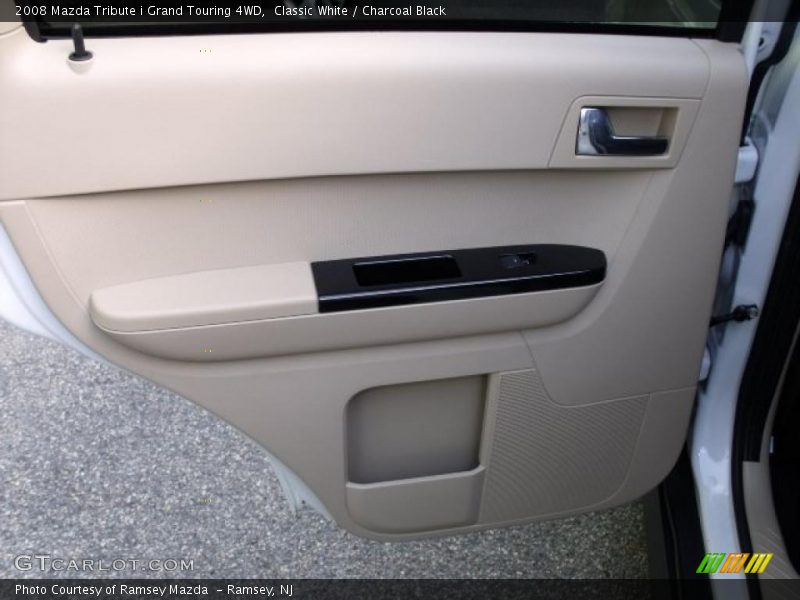 Classic White / Charcoal Black 2008 Mazda Tribute i Grand Touring 4WD