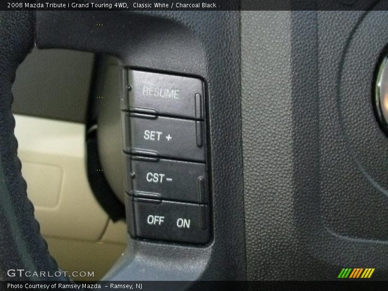 Classic White / Charcoal Black 2008 Mazda Tribute i Grand Touring 4WD