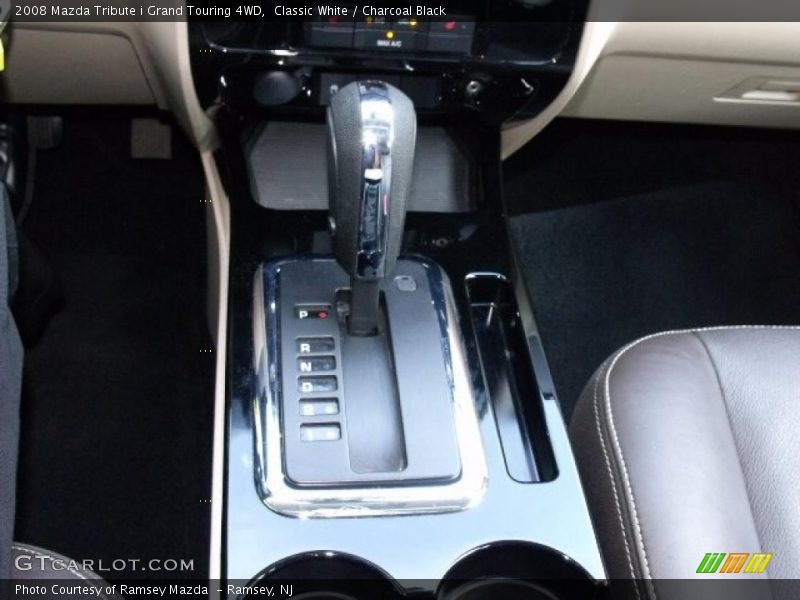 Classic White / Charcoal Black 2008 Mazda Tribute i Grand Touring 4WD