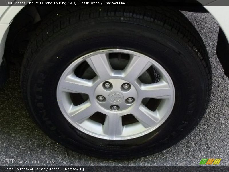 Classic White / Charcoal Black 2008 Mazda Tribute i Grand Touring 4WD