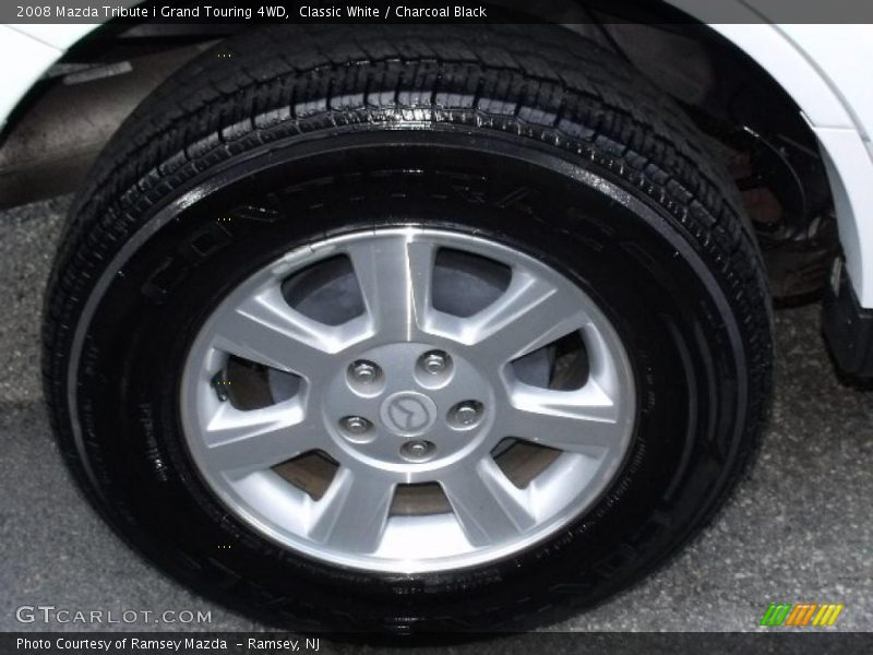 Classic White / Charcoal Black 2008 Mazda Tribute i Grand Touring 4WD