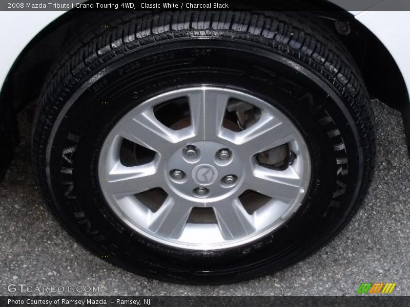Classic White / Charcoal Black 2008 Mazda Tribute i Grand Touring 4WD