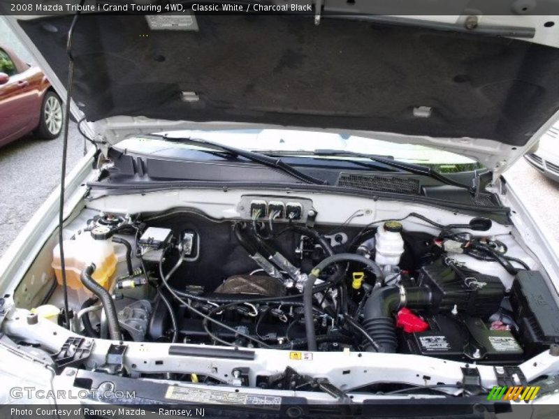 Classic White / Charcoal Black 2008 Mazda Tribute i Grand Touring 4WD