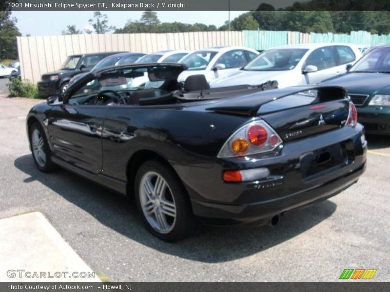 Kalapana Black / Midnight 2003 Mitsubishi Eclipse Spyder GT