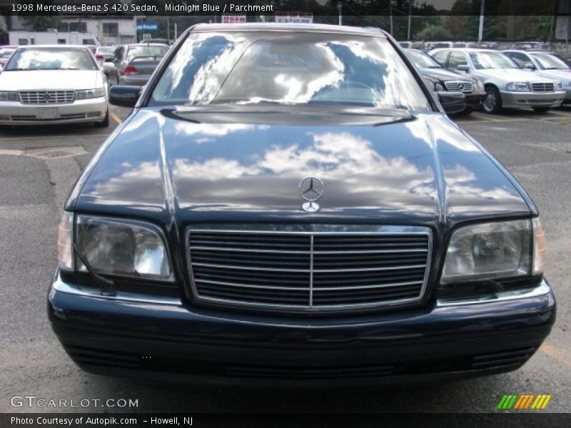 Midnight Blue / Parchment 1998 Mercedes-Benz S 420 Sedan