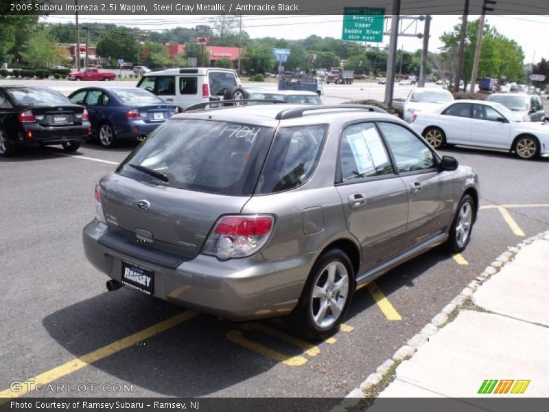 Steel Gray Metallic / Anthracite Black 2006 Subaru Impreza 2.5i Wagon