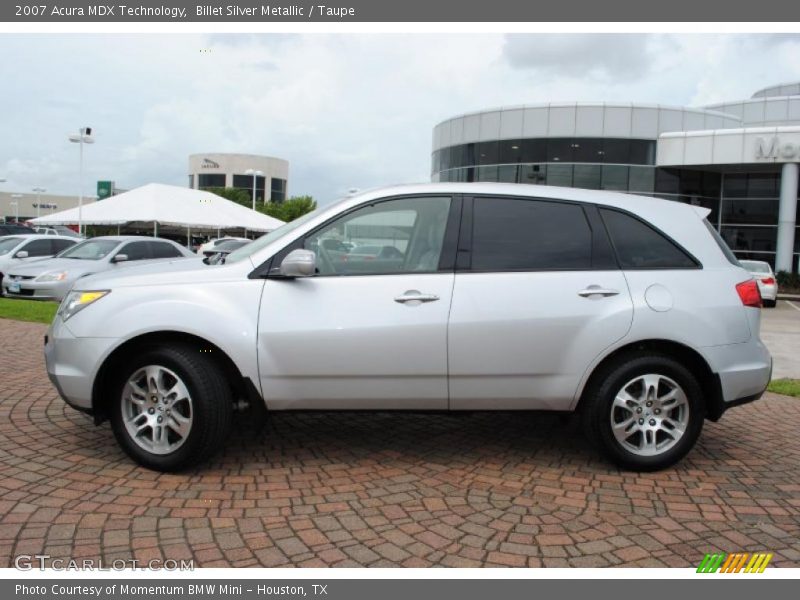 Billet Silver Metallic / Taupe 2007 Acura MDX Technology