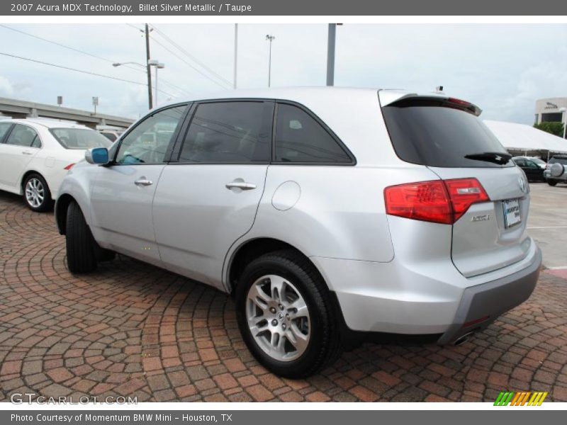 Billet Silver Metallic / Taupe 2007 Acura MDX Technology