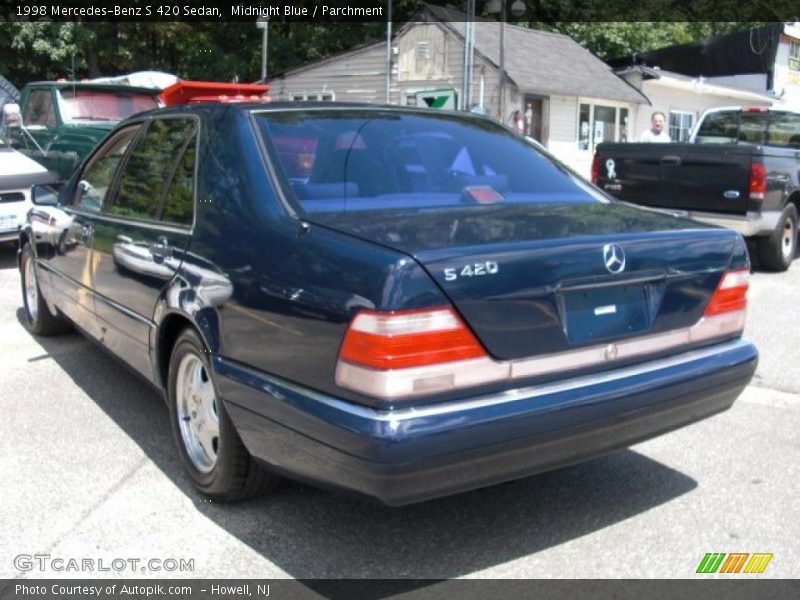Midnight Blue / Parchment 1998 Mercedes-Benz S 420 Sedan