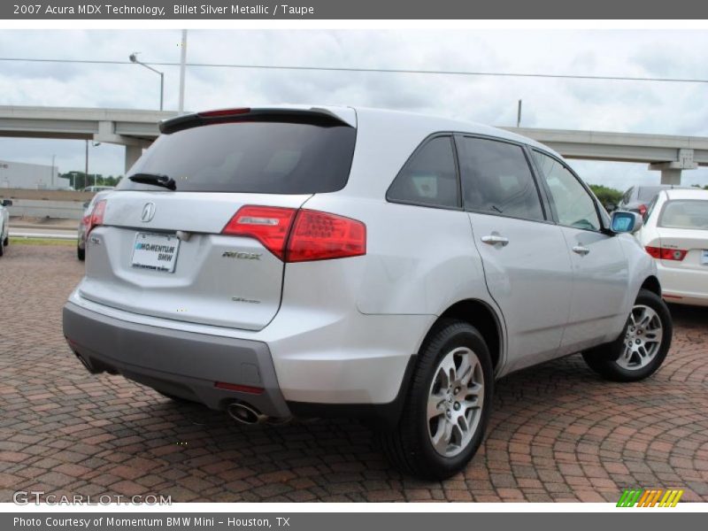 Billet Silver Metallic / Taupe 2007 Acura MDX Technology