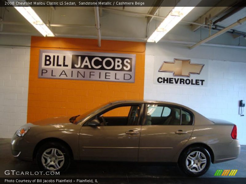 Sandstone Metallic / Cashmere Beige 2008 Chevrolet Malibu Classic LS Sedan