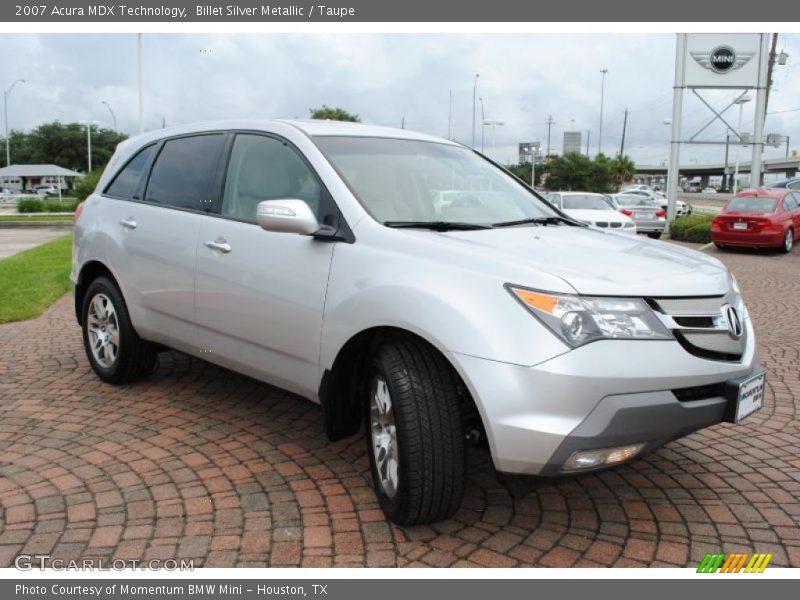 Billet Silver Metallic / Taupe 2007 Acura MDX Technology
