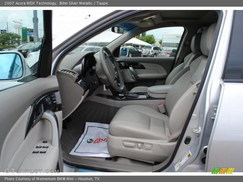 Billet Silver Metallic / Taupe 2007 Acura MDX Technology