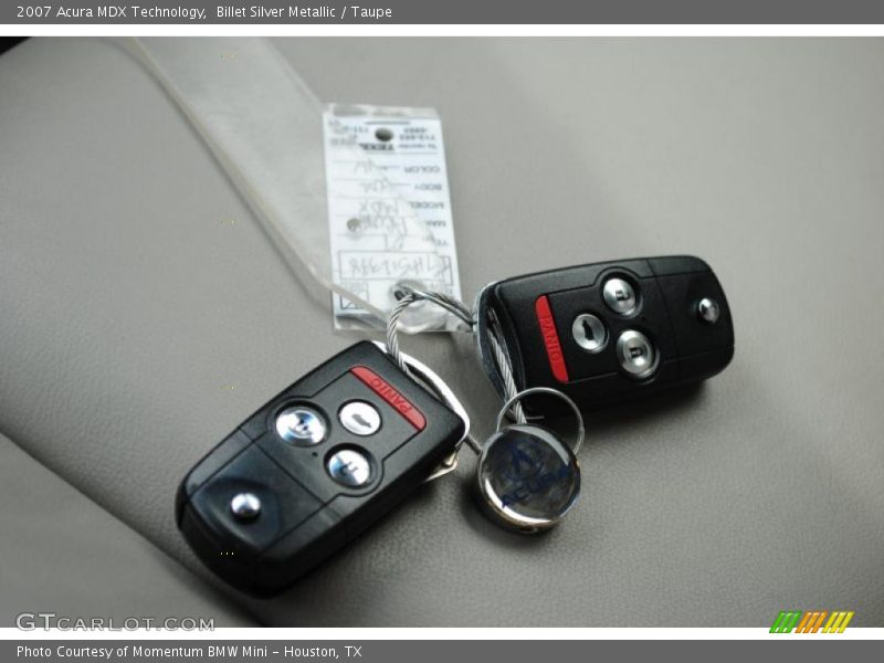 Billet Silver Metallic / Taupe 2007 Acura MDX Technology