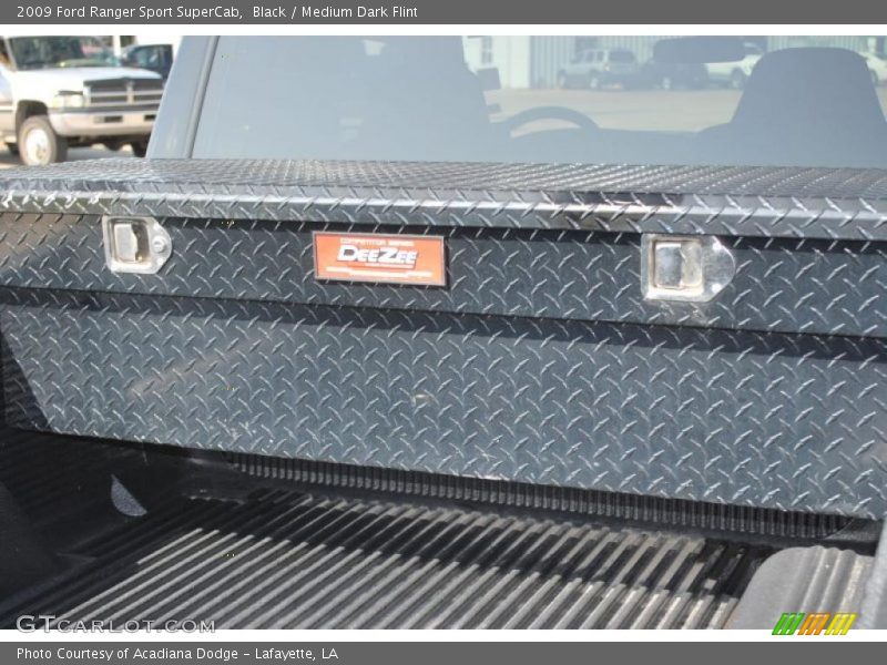 Black / Medium Dark Flint 2009 Ford Ranger Sport SuperCab