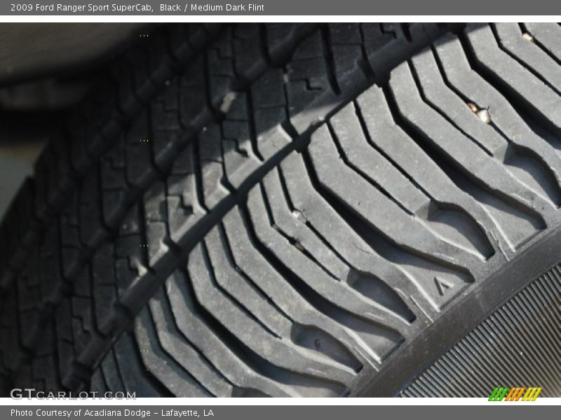 Black / Medium Dark Flint 2009 Ford Ranger Sport SuperCab