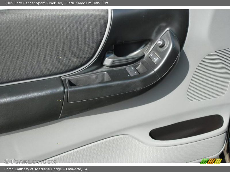 Black / Medium Dark Flint 2009 Ford Ranger Sport SuperCab