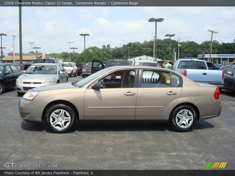 Sandstone Metallic / Cashmere Beige 2008 Chevrolet Malibu Classic LS Sedan