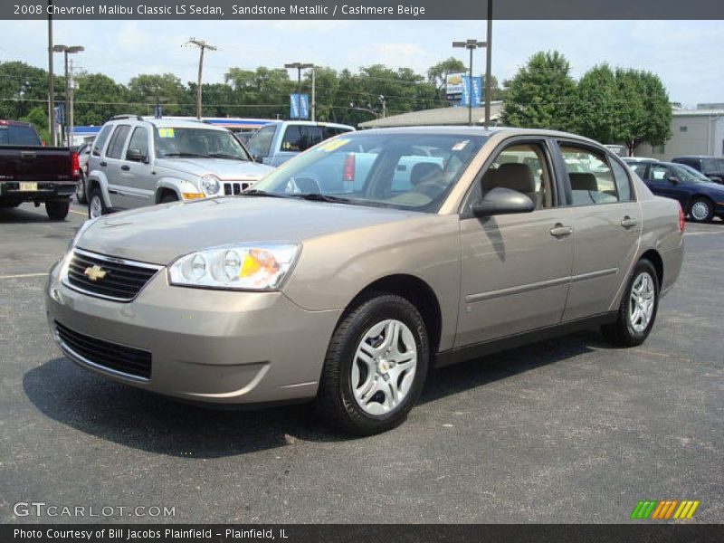 Sandstone Metallic / Cashmere Beige 2008 Chevrolet Malibu Classic LS Sedan