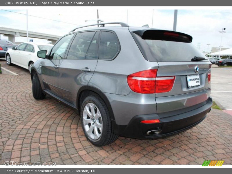 Space Grey Metallic / Sand Beige 2007 BMW X5 4.8i