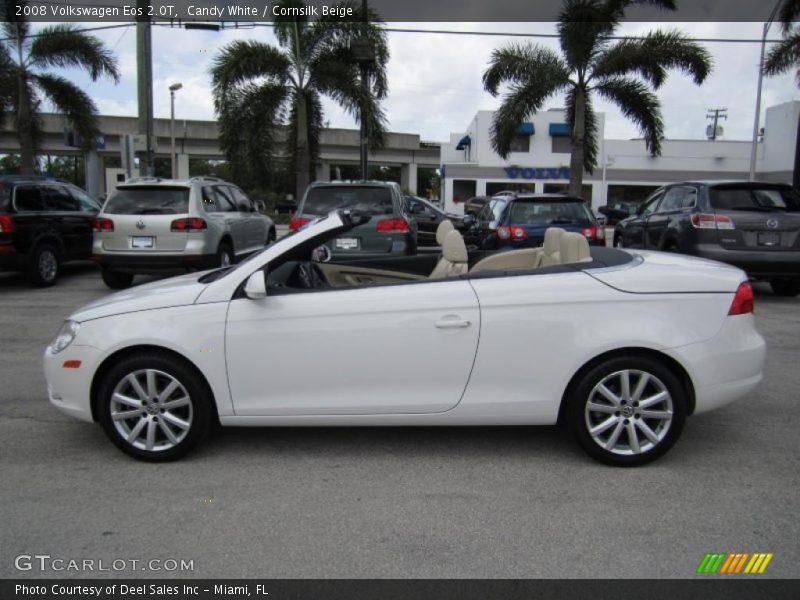 Candy White / Cornsilk Beige 2008 Volkswagen Eos 2.0T