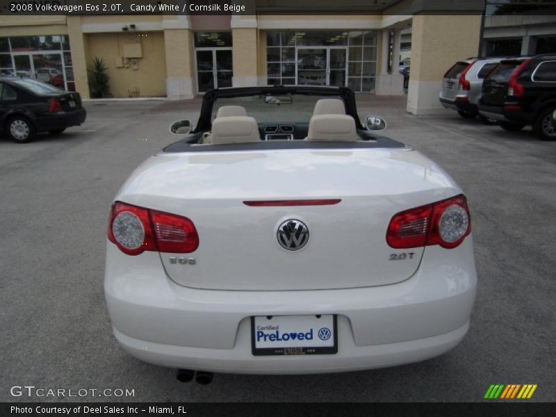 Candy White / Cornsilk Beige 2008 Volkswagen Eos 2.0T