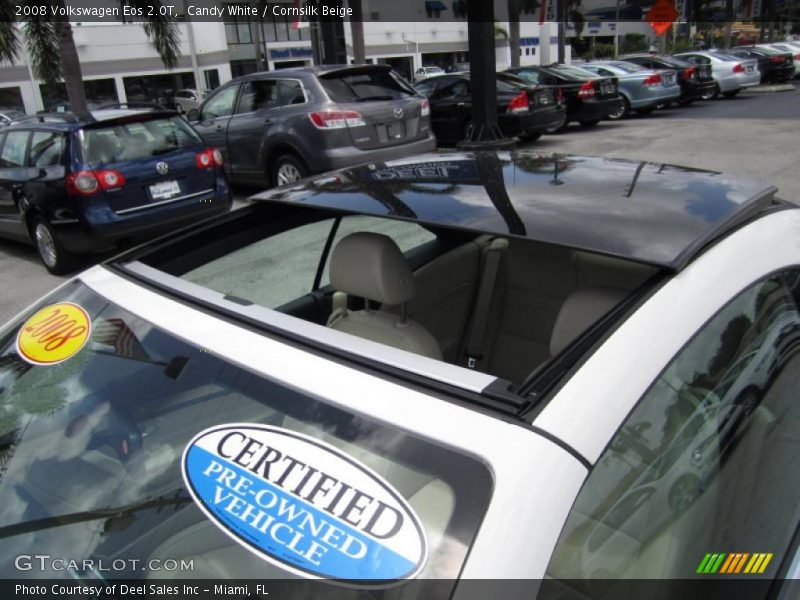 Candy White / Cornsilk Beige 2008 Volkswagen Eos 2.0T